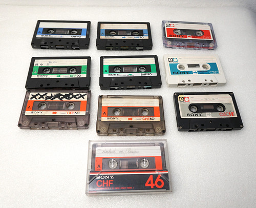 Sony cassette set - set, 10