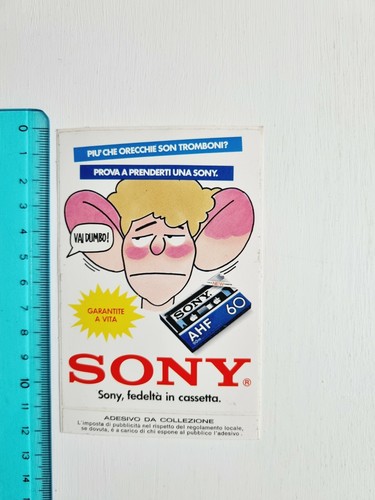Adesivo sony cassetta ahf - sony, 60